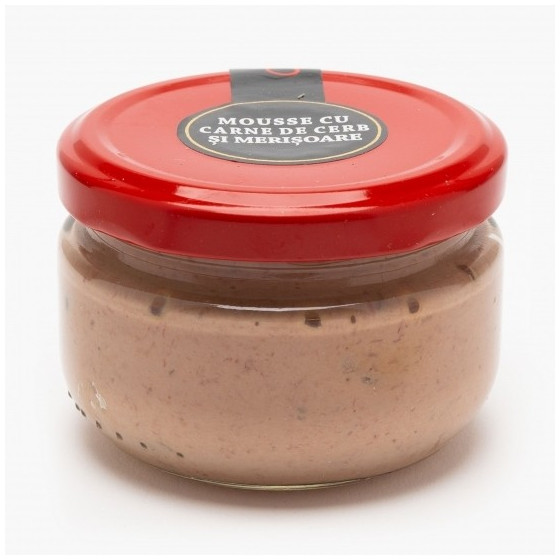 Silvania Gourmet- Mousse cu carne de Cerb și Merisoare confiate 100g