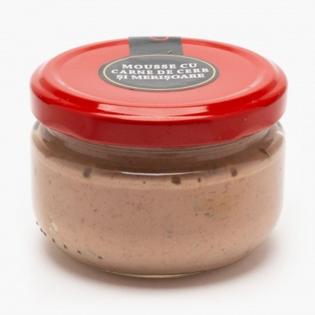 Silvania Gourmet- Mousse cu carne de Cerb și Merisoare confiate 100g