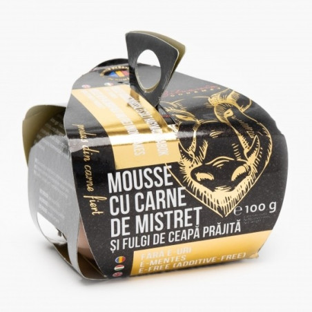 Silvania Gourmet-Mousse cu carne de mistret si fulgi de ceapa prajita