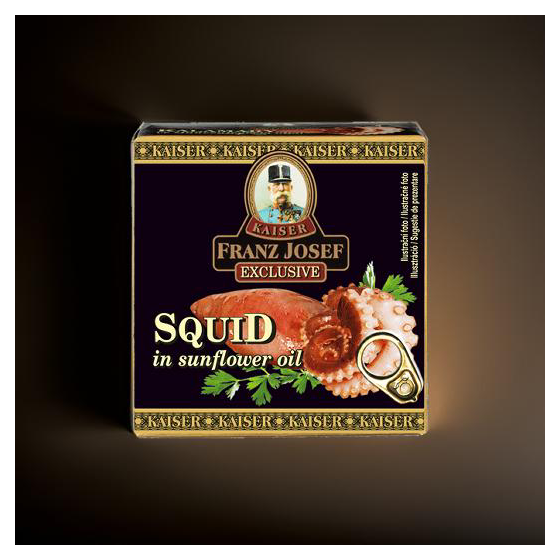 Franz Josef Kaiser- Calamar in ulei de floarea-soarelui 80g