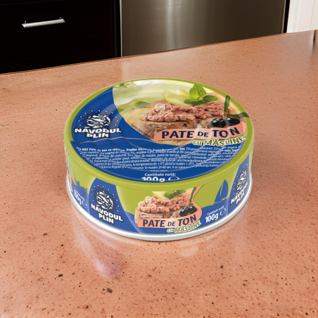 Navodul Plin- Pate de ton cu Masline 100g