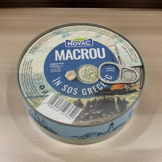 Novac- Macrou in sos grecesc 160g