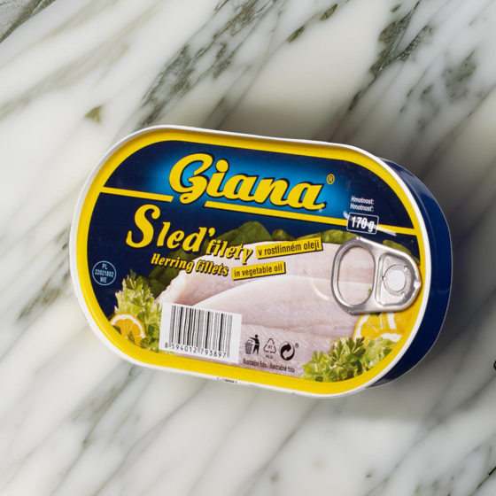 Giana - File de hering in ulei vegetal 170g