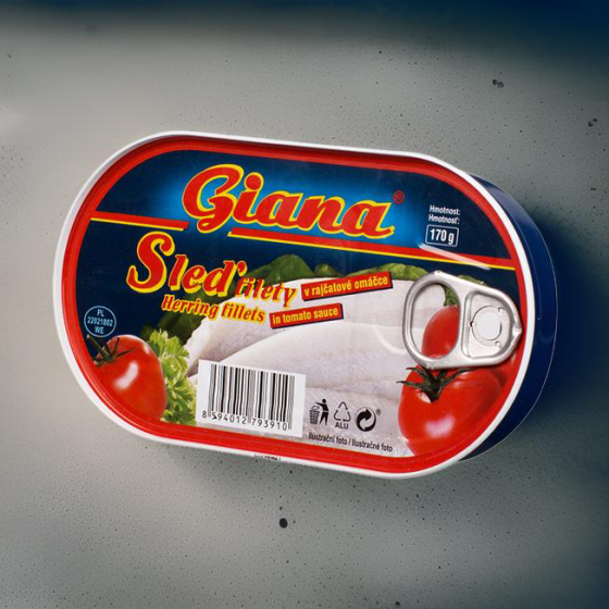 Giana - File de hering in sos tomat 170g