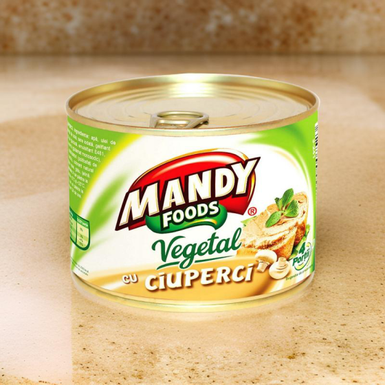Mandy- Pate vegetal cu ciuperci 200g