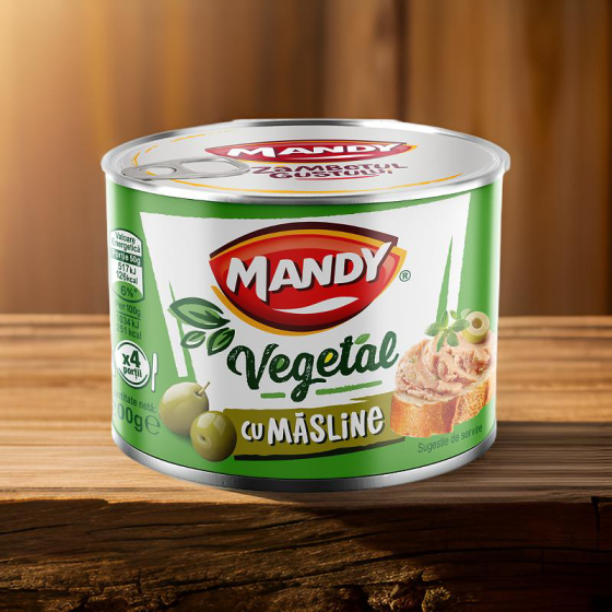 Mandy- Pate vegetal cu masline 200g