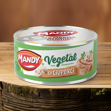 Mandy - Pate vegetal cu ciuperci 120g