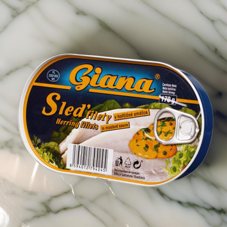 Giana- File de hering in sos de mustar 170g