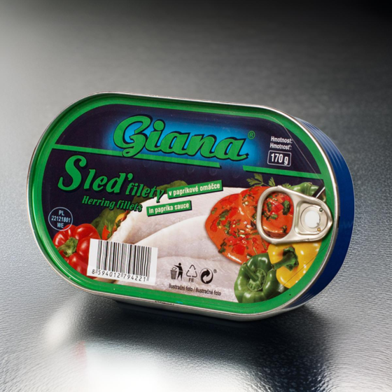 Giana- File de hering in sos paprika 170g