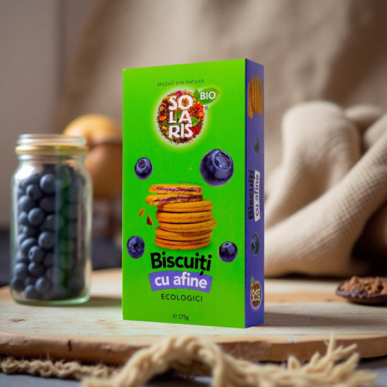 Solaris- Biscuiți cu afine 175g
