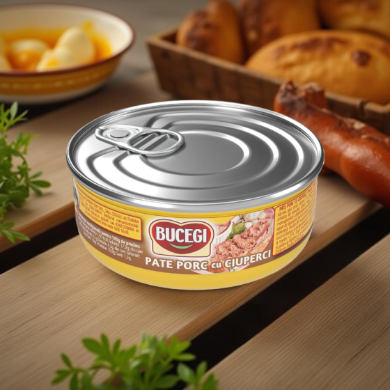 Bucegi  Pate de porc cu ciuperci 120g