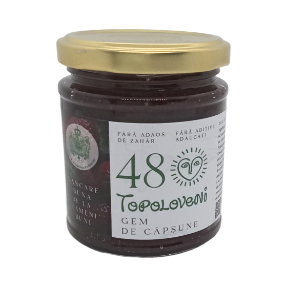 Topoloveni-Gem de capsune 230g