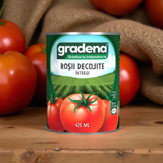 Gradena-Rosii decojite întregi 425ml