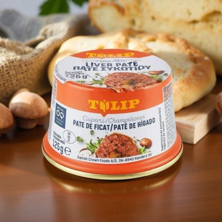 Tulip-Pate de ficat cu ciuperci 125g