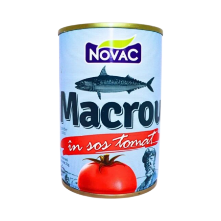Novac- Macrou in sos tomat 425g