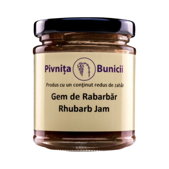Pivnița Bunicii- Gem de rabarbăr 190g