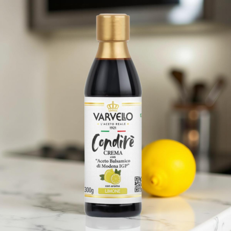 Varvello- Crema de otet balsamic de Modena cu aroma de lamaie 250ml
