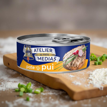 Atelier Medias-Pate de pui 100g