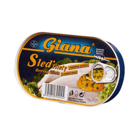 Giana- Fileuri de hering in sos de mustar 170g