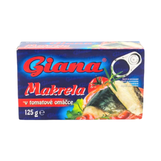 Giana- Macrou in sos tomat 125g