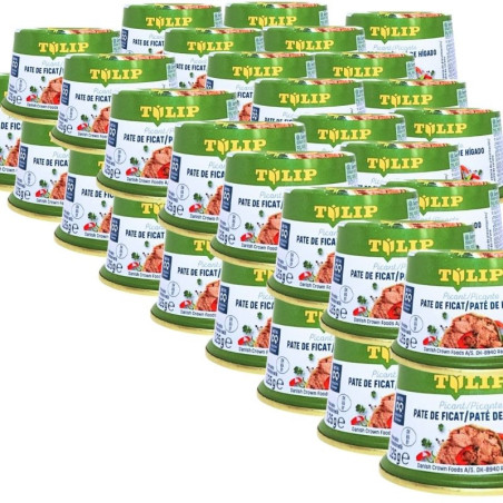 Pachet 24 x Tulip-Pate de ficat de porc picant 125g
