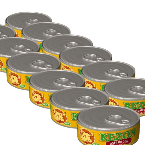 Pachet 12 x Rezon- Pate de porc 100g