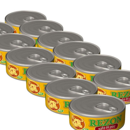 Pachet 12 x Rezon- Pate de porc 100g