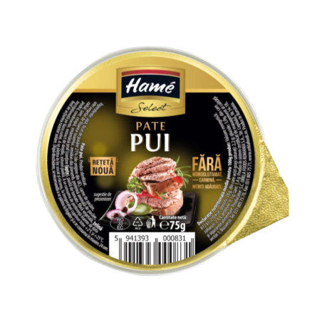 Hame Select-Pate de pui 75g