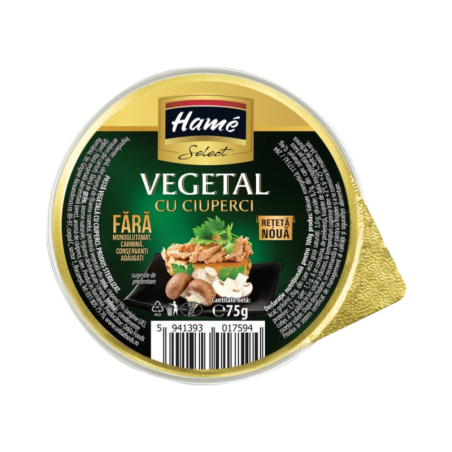 Hame Select- Pate vegetal cu ciuperci 75g