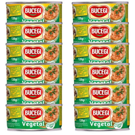 Pachet 12 x Bucegi- Pate vegetal 120g