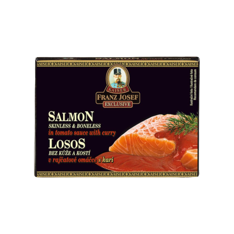 Franz Josef Kaiser- Somon in sos de rosii cu curry 110g