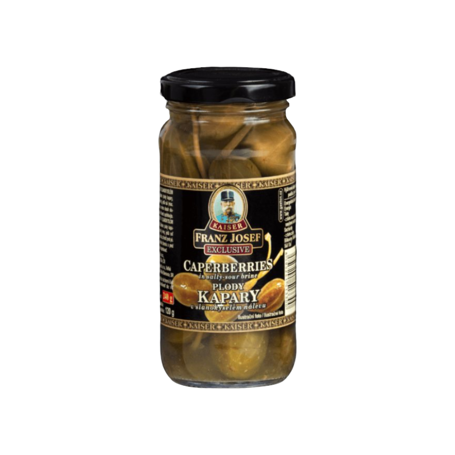 Franz Josef Kaiser- Fructe de capere in saramură dulce-acrisoara 240g