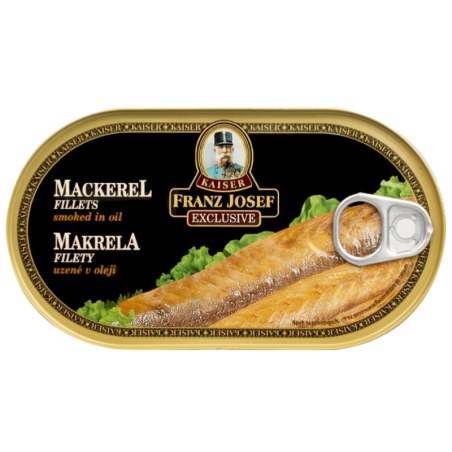 Franz Josef Kaiser File de macrou afumat in ulei 170g