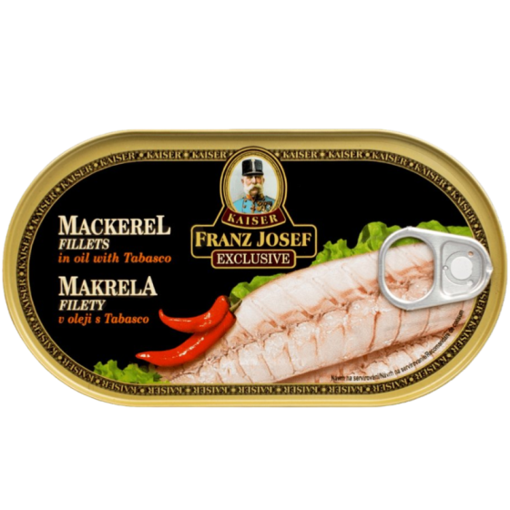 Franz Josef Kaiser- File de macrou in ulei cu ardei Tabasco 170g