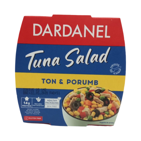 Dardanel- Salata de ton cu porumb 160g