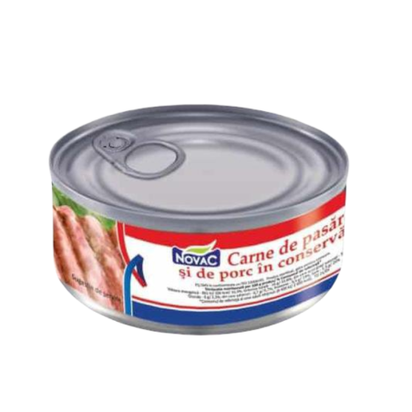 Novac  Carne de pasare și de porc in conserva 300g