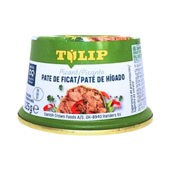 Tulip Pate de ficat picant 125g