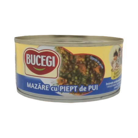 Bucegi- Mazăre cu piept de pui 300g