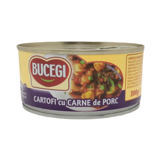 Bucegi- Cartofi cu carne de porc 300g
