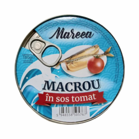 Mareea- Macrou in sos tomat 160g