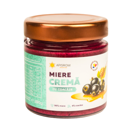 Apisrom-Miere cu coacăze 280g