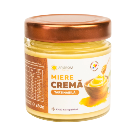 Apisrom-Miere crema tartinabila 280g