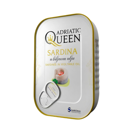 Adriatic Queen-Sardine in ulei vegetal 105g