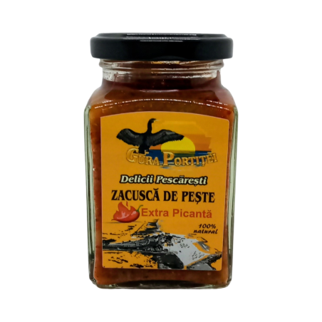Gura Portiței-Zacusca de pește extra picanta 240g