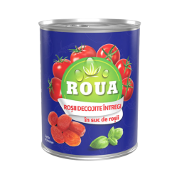 Roua- Rosii decojite întregi 400g
