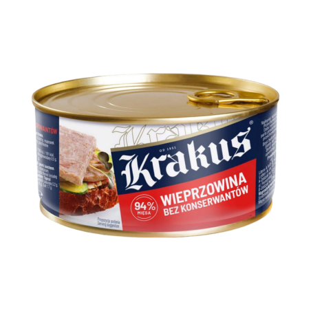 Krakus- Conservă cu carne de porc in suc propriu 300g