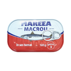 Mareea- Macrou in sos tomat 125g