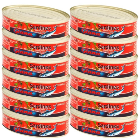 Pachet 12x Giana- Sardine in sos tomat 215g