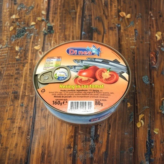 Di Nea Hering in sos tomat 160g