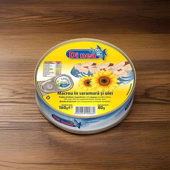 Di nea macrou in saramura si ulei 160g